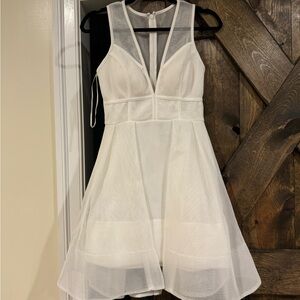 Brand new with tags dress by Blithe - white and mesh